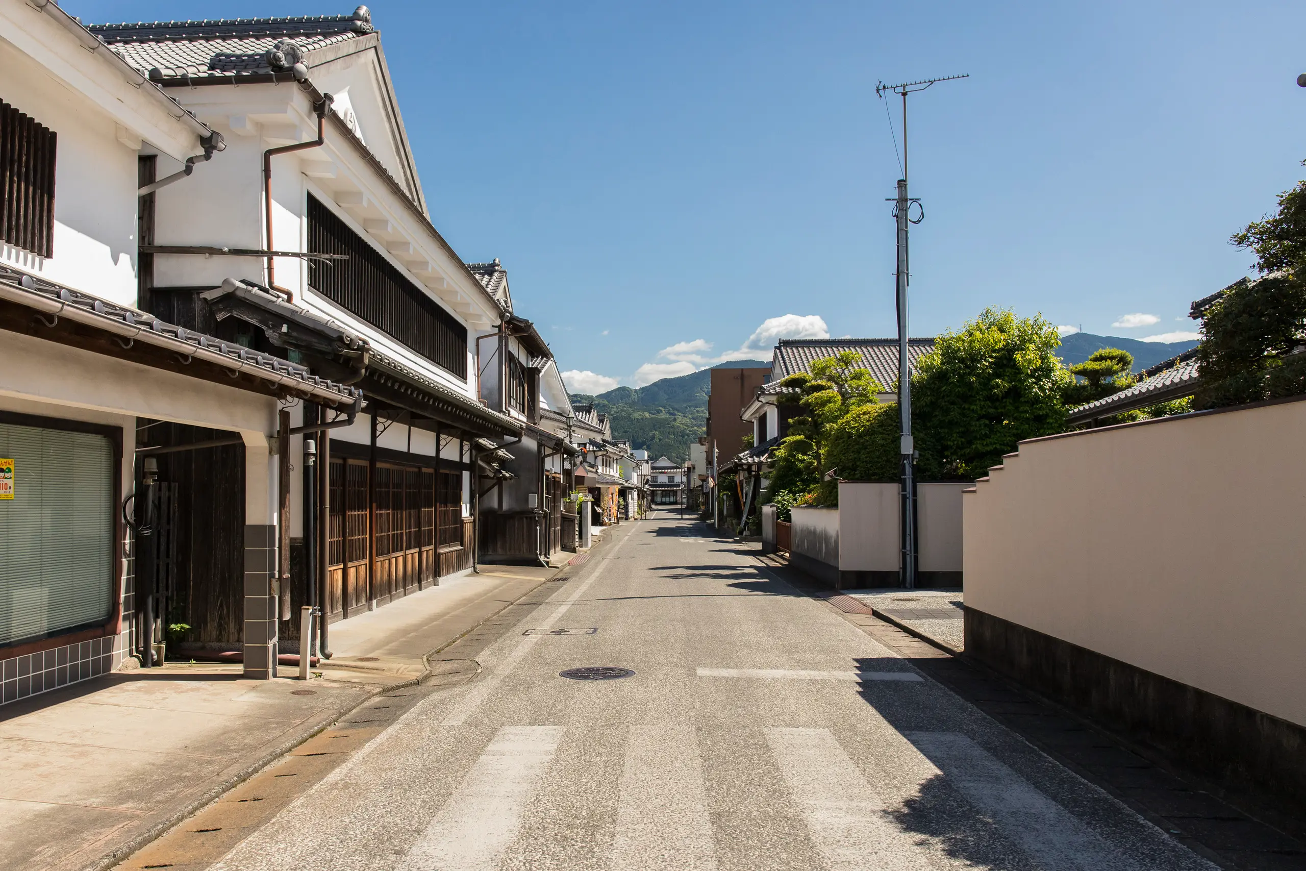 筑後吉井・白壁の町並み