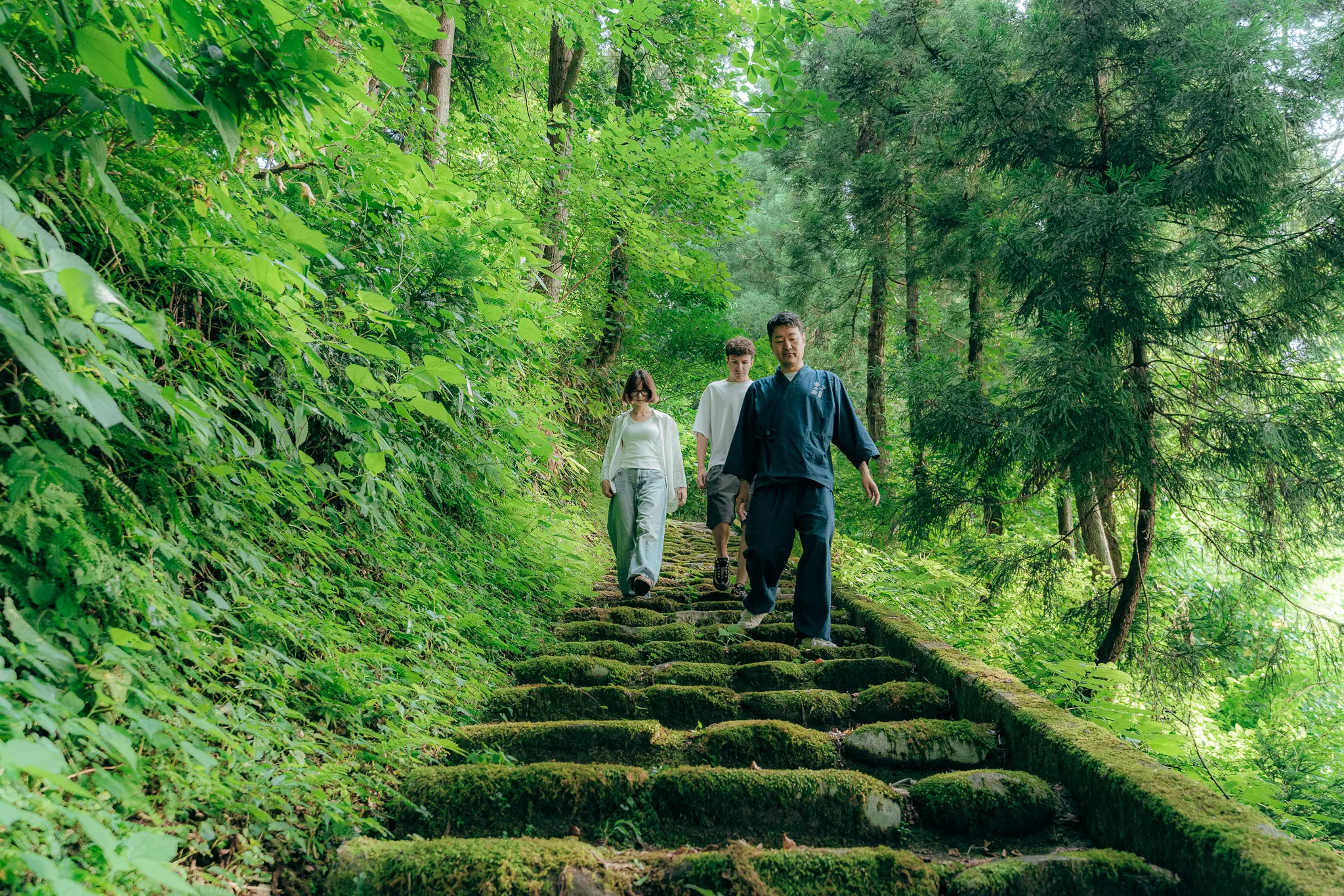 朝食前に地域を散歩