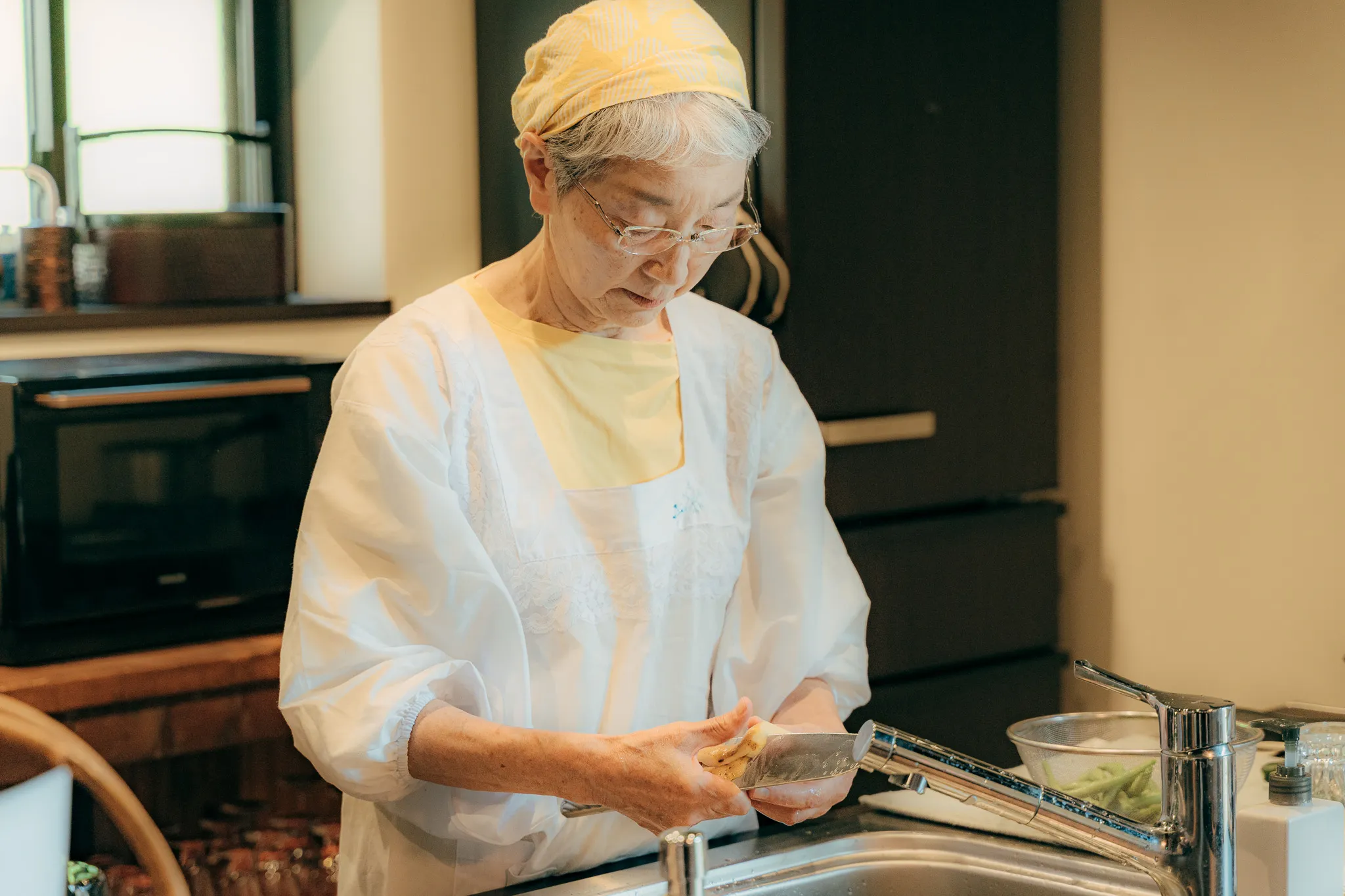 元のお母さんが作る朝食