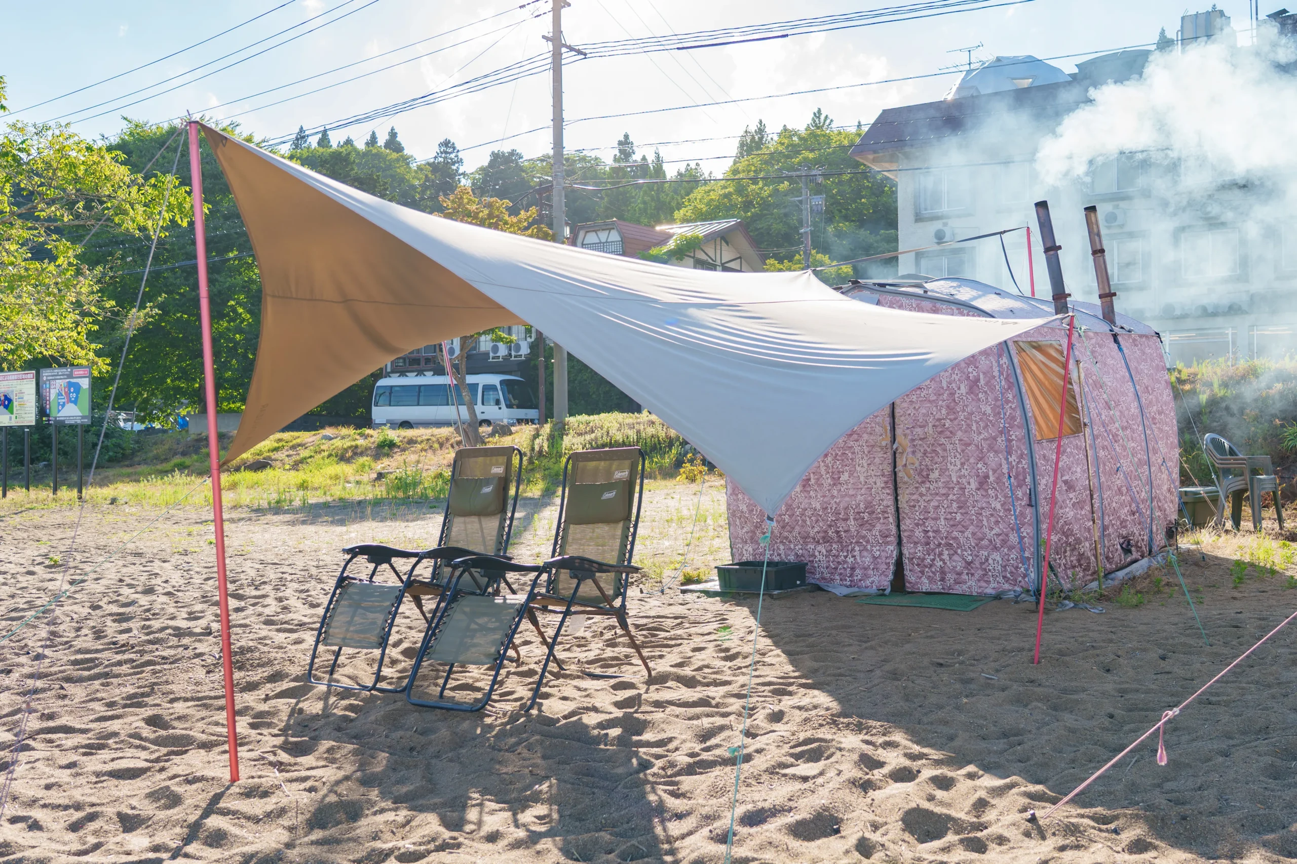 貸切テントサウナ