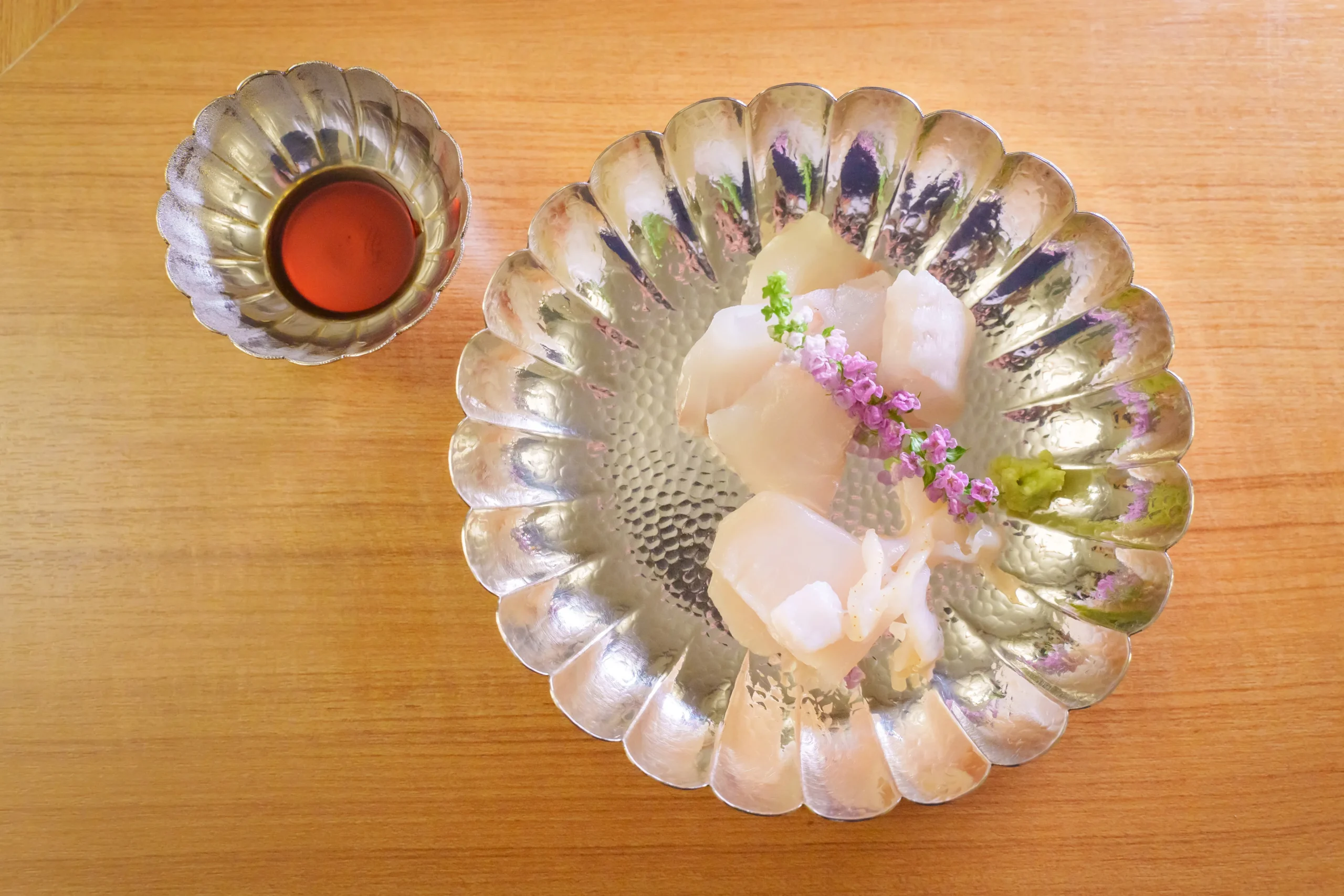 三陸活帆立貝 夏ひらめ