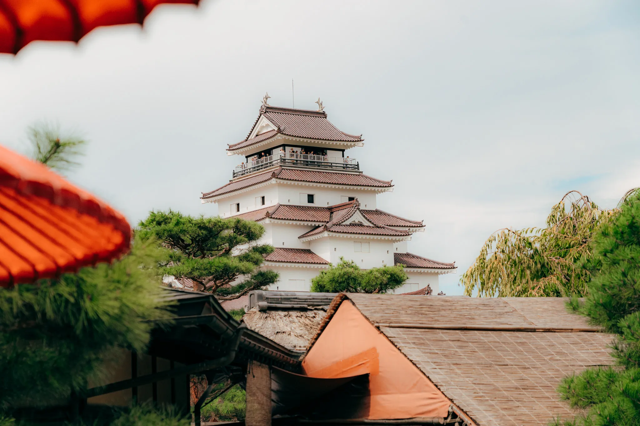 鶴ヶ城（呈茶_麟閣・鶴ヶ城内）