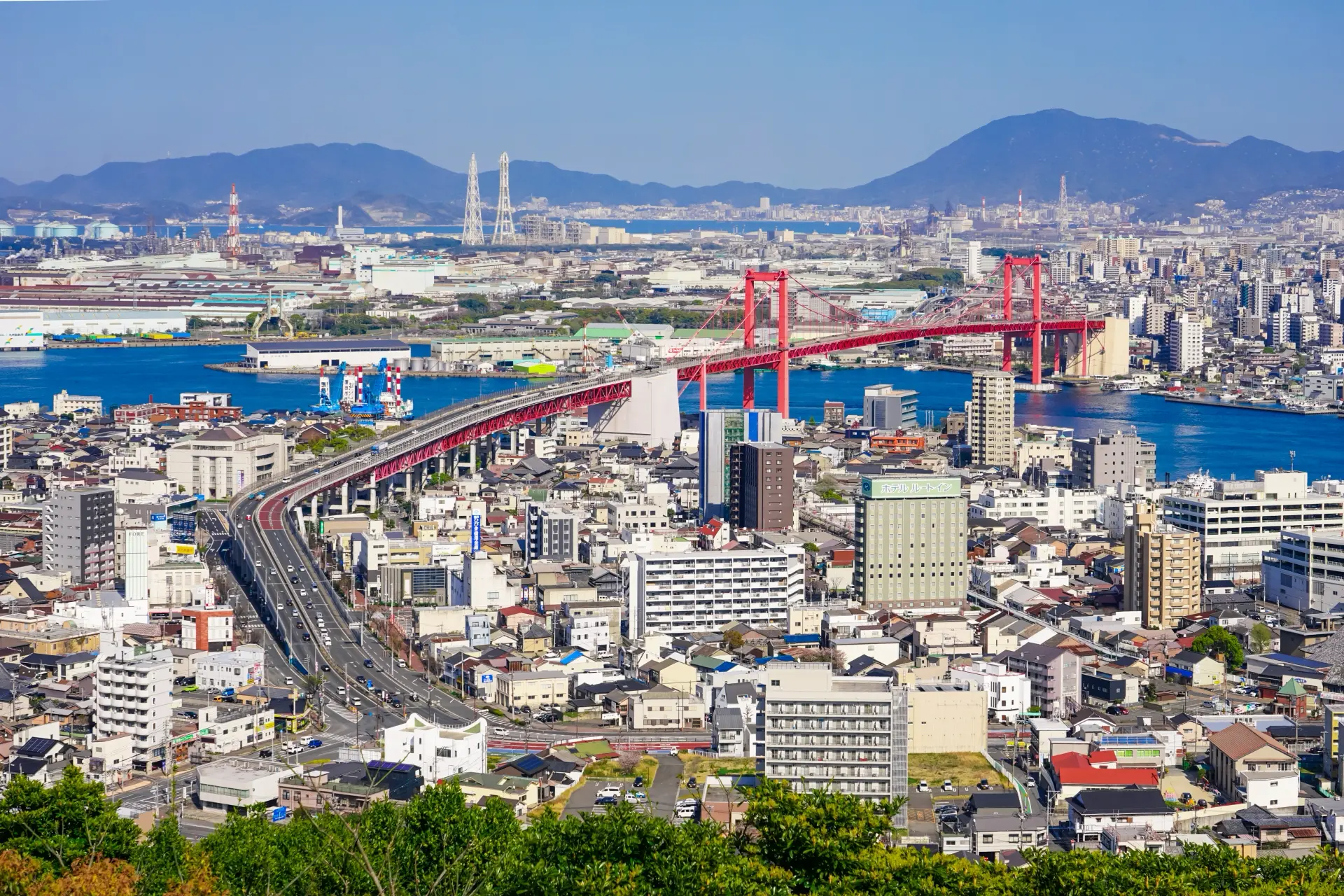 大きな橋の景色