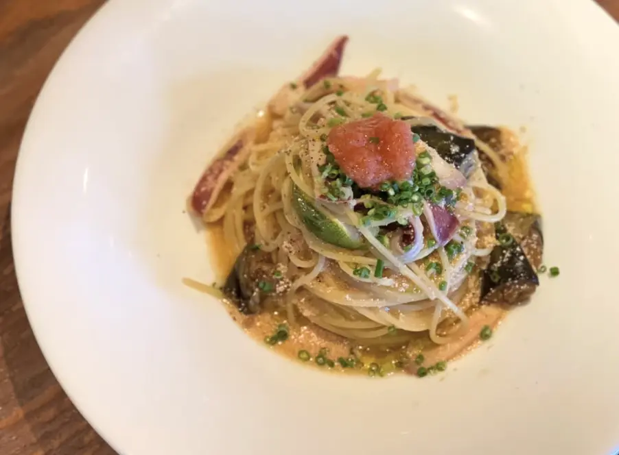 パスタのメニュー