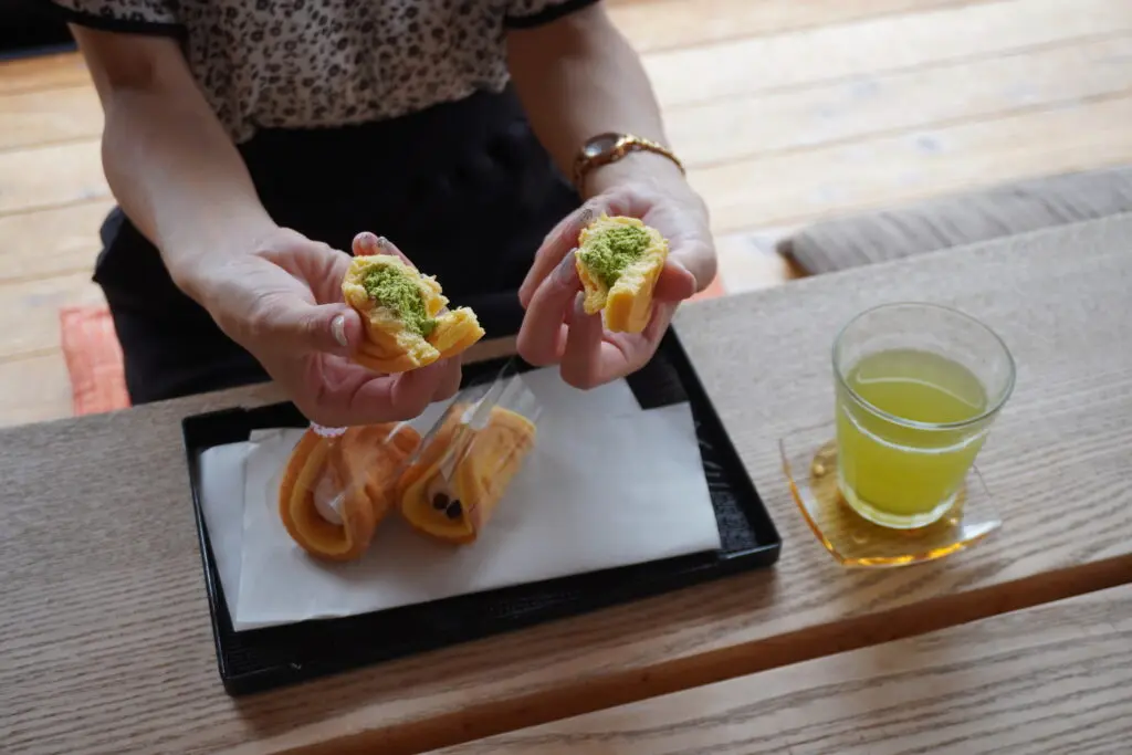 Green tea sweets